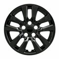 Coast2Coast 16", 10 Spoke, Gloss Black, Plastic, Set Of 4, Bolt On IWC50516BLK